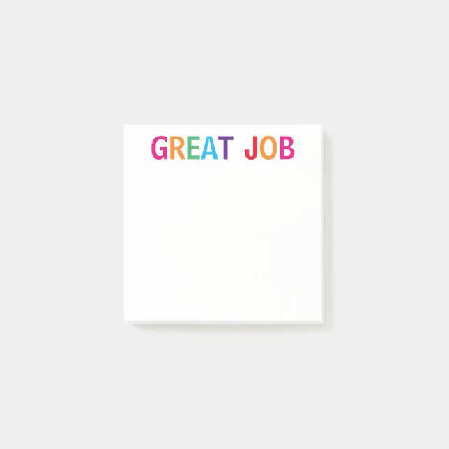 Post-it® Travail Exceptionnel Lumineux (Devant)