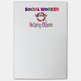 Post-it® Travailleur social dédié à aider les autres