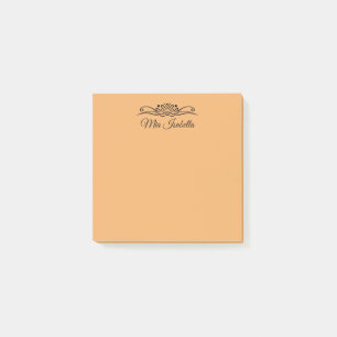 Post-it® Trend Color - Soft Orange Name