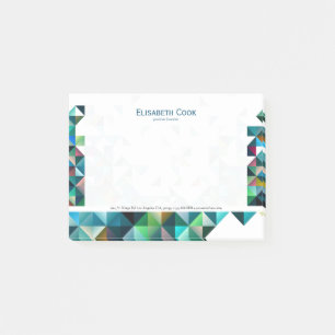 Post-it® Triangles Abstraits géométriques modernes colorés 