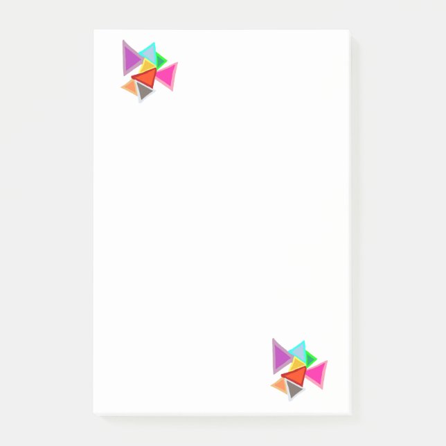 Post-it® Triangles Colorés  (Devant)