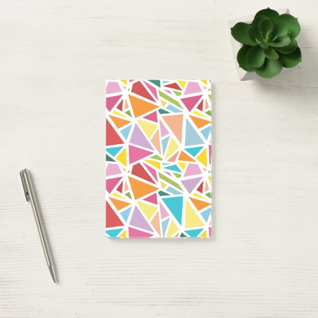 Post-it® Triangles colorés motif 2 (Bureau)