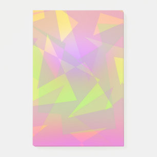 Post-it® Triangles et rectangles Abstraits