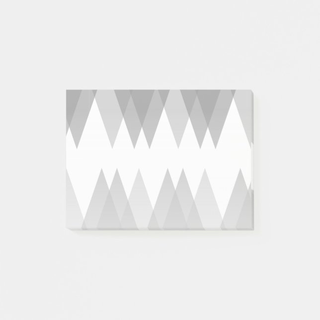 Post-it® Triangles gris (Devant)