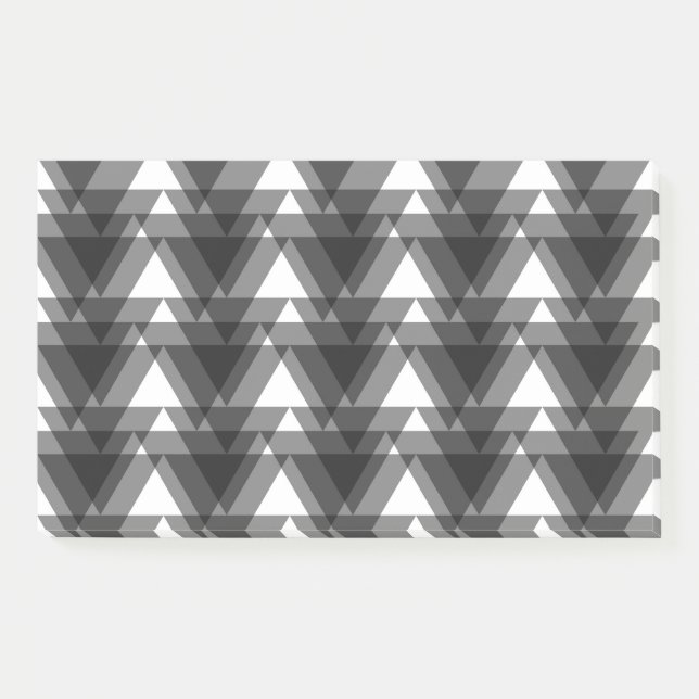 Post-it® Triangles transparents simples, modernes, urbains, (Devant)