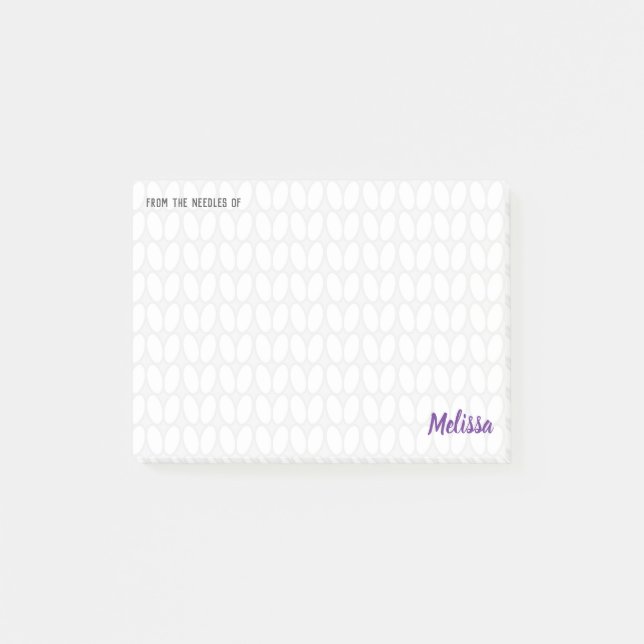 Post-it® Tricot personnalisé (Devant)