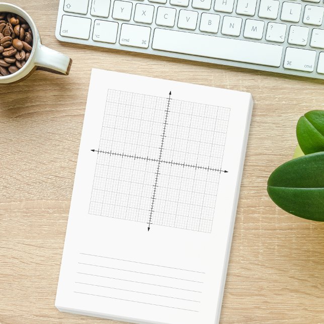 Post-it® Trigonométrie X Coordonnées Y Papier graphique (Trigonometry X Y Coordinates Graph Paper Post-it Notes)