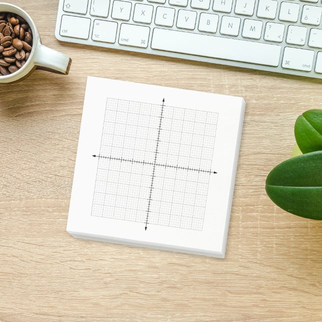 Post-it® Trigonométrie X Coordonnées Y Papier graphique (Trigonometry X Y Coordinates Graph Paper Post-it Notes)