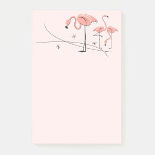 Post-it® Trio rose 3 de Flamants roses