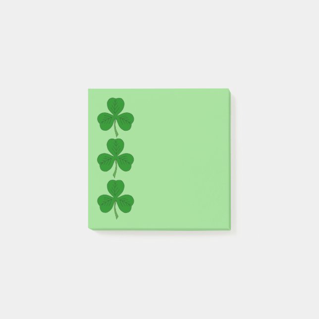 Post-it® Trio shamrock (Devant)