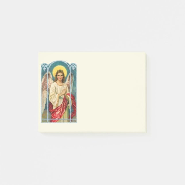 Post-it® Triptyque de l'ange au ruban rose (Devant)