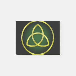 Post-it® triquetra or et vert