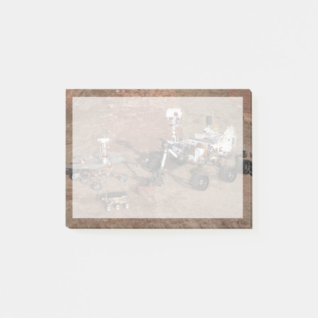 Post-it® Trois Générations De Rovers Mars. (Devant)