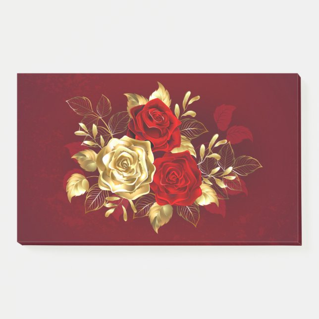 Post-it® Trois Roses de bijoux (Devant)