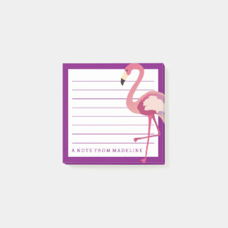 Post-it® Tropical | Flamant rose aquarelle