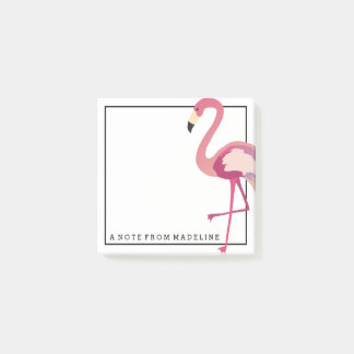 Post-it® Tropical | Flamant rose aquarelle