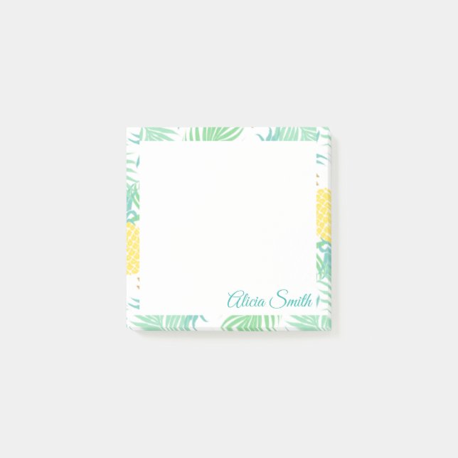 Post-it® Tropical floral mignon Post-it Note (Devant)
