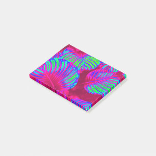 Post-it® Tropical Lush Magenta Feuilles