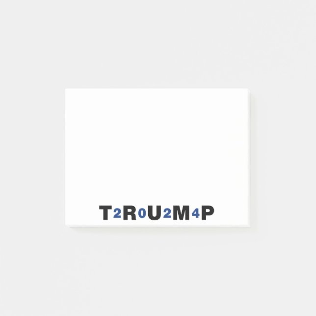 Post-it® Trump 2024 bleu (Devant)