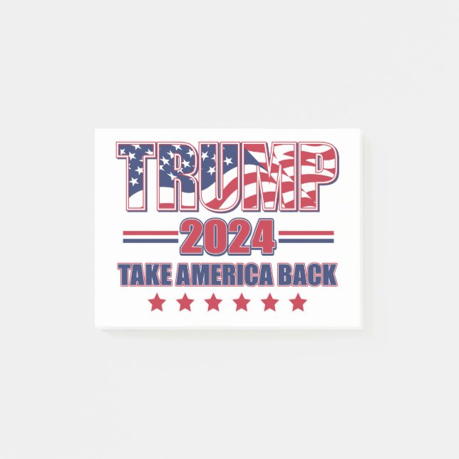 Post-it® Trump-2024-Reprendre l'Amérique (Devant)