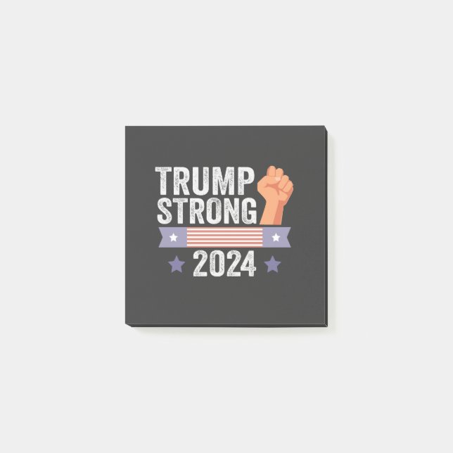 Post-it® Trump Strong 2024 American Patriotic Election Gift (Devant)