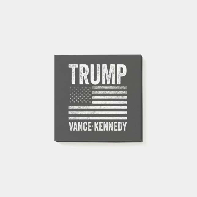 Post-it® Trump Vance Kennedy Election 2024 - Drapeau améric (Devant)