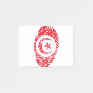 Post-it® Tunisie Drapeau Empreinte Pays Fierté