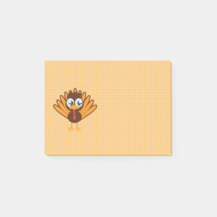 Post-it® Turquie mignonne   Thanksgiving  