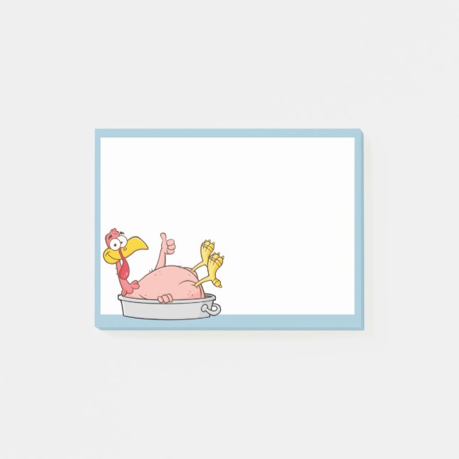 Post-it® Turquie préparée pour le dîner (Devant)