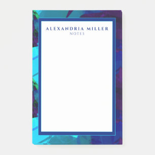 Post-it® Turquoise et violet Abstrait moderne