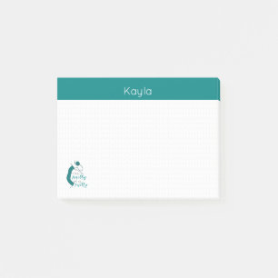 Post-it® Turquoise Je Sens Knitty, Oh Tellement Knitty