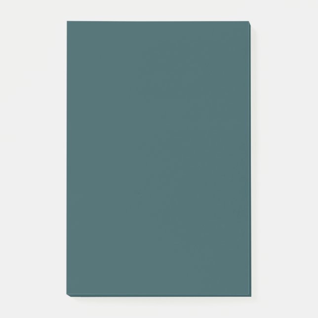 Post-it® Turquoise noir solide (Devant)