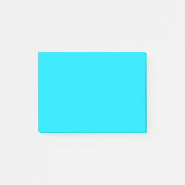 Post-it® Turquoise Sky Blue Color Personnaliser Ceci! (Devant)