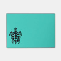 Turquoise tribale de tortue de mer