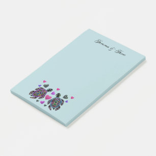 Post-it® Turtle Love Personnalités