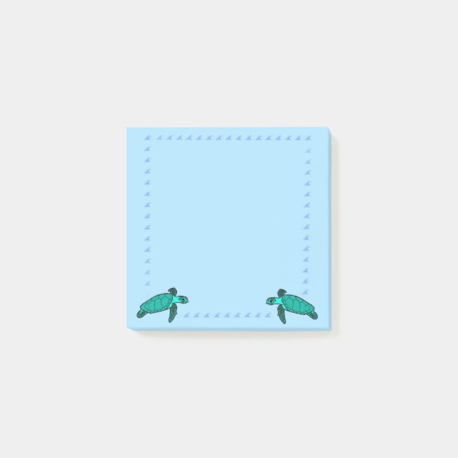 Post-it® Turtles Post it Notes (Devant)
