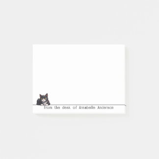 Post-it® Tuxedo Gray Cute Personnaliser les notes