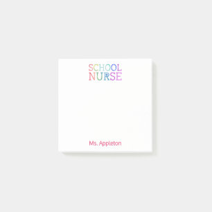 Post-it® Typographie colorée d'amusement personnalisée par