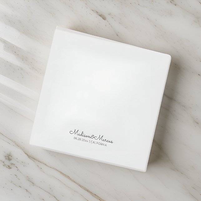 Post-it® Typographie de mariage moderne et élégante (Créateur téléchargé)