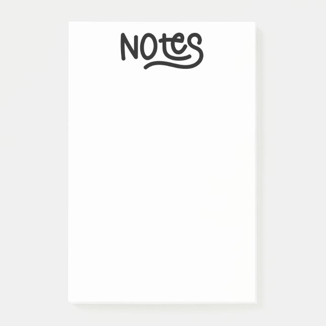 Post-it® Typographie de notes d'écriture manuscrite mignonn (Devant)