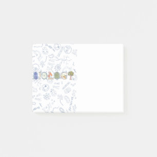 Post-it® Typographie et diagrammes de biologie