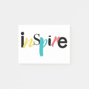 Post-it® Typographie moderne, créative et joyeuse d'Inspire