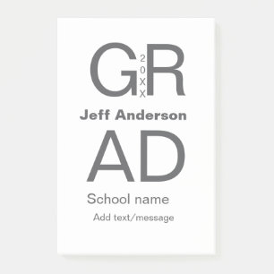 Post-it® Typographie moderne graduation simple minimum c