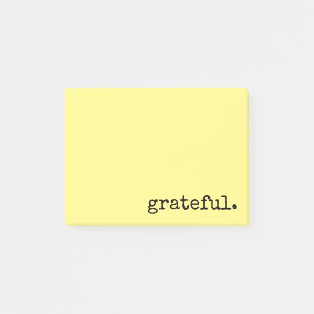 Post-it® typographie reconnaissante jaune (Devant)
