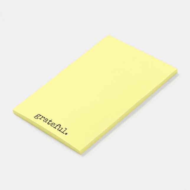 Post-it® typographie reconnaissante jaune (Incliné)