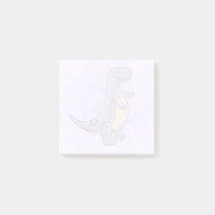 Post-it® Tyrannosaurus gris mou Rex Dinosaur Toy Post-it N