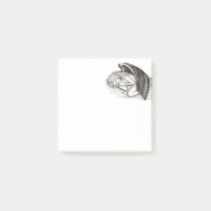 Post-it® Un Angel endormi, noir et blanc