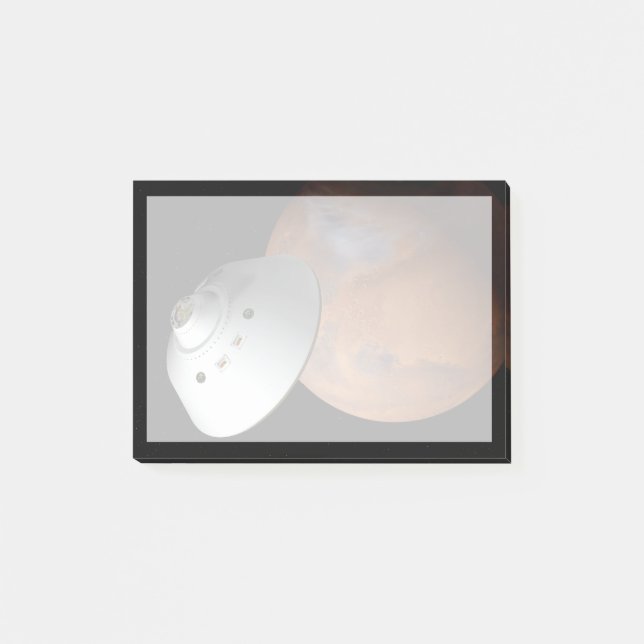 Post-it® Un Appareil Spatial Encaissé D'Aérocoque En Approc (Devant)