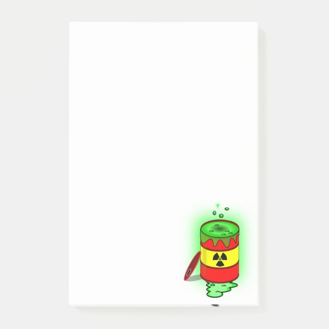 Post-it® Un baril de Toxic Waste (Devant)