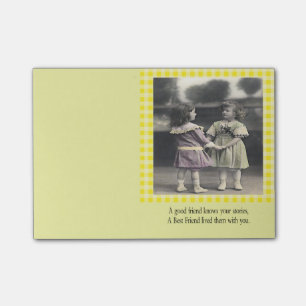 Post-it® Un bon ami sait vos histoires